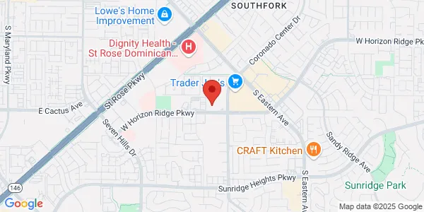 Map of 2850 W Horizon Ridge Pkwy Ste 100 Henderson, NV 89052