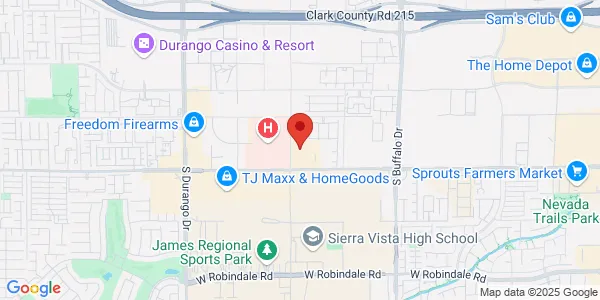 Map of 7220 S Cimarron Rd Ste 270 Las Vegas, NV 89113