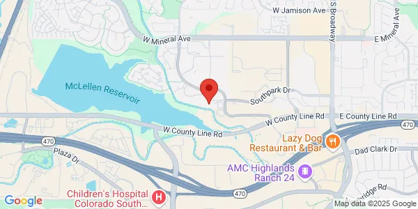 Map of 1420 W Canal Ct Ste 20 Littleton, CO 80120