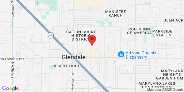 Map of 5622 W Palmaire Ave Glendale, AZ 85301