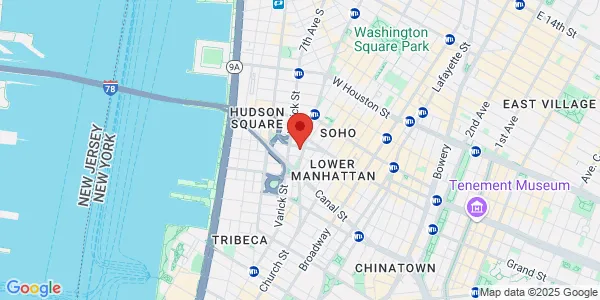 Map of 101 Ave Of The Americas New York, NY 10013