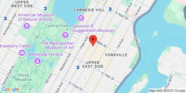Map of 165 E 84th St New York, NY 10028