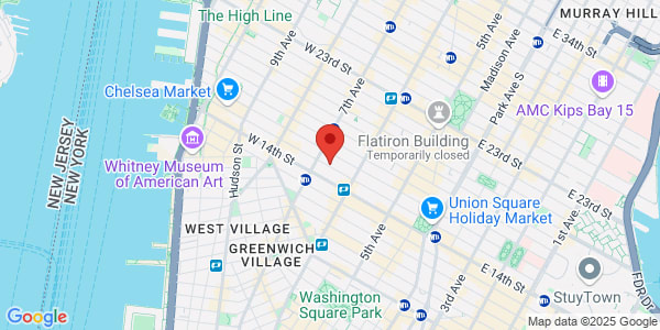 Map of 147 W 15th St New York, NY 10011