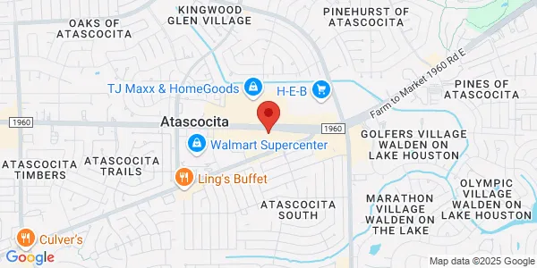 Map of 7120 FM-1960 Humble, TX 77346