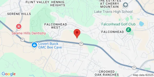 Map of 15500 State Hwy 71 Ste 100 Bee Cave, TX 78738