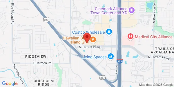 Map of 2205 N Tarrant Pkwy Fort Worth, TX 76177