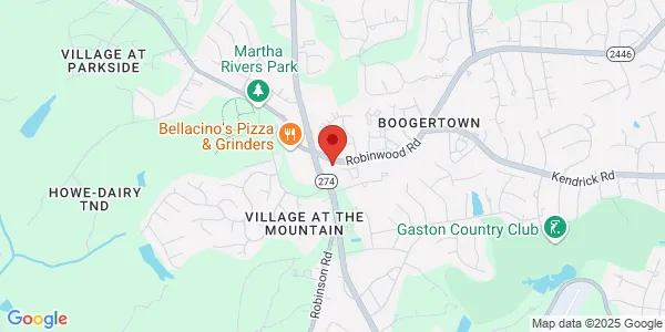 Map of 3680 Robinwood Rd Gastonia, NC 28054