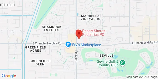 Map of 6343 South Higley Rd Gilbert, AZ 85298