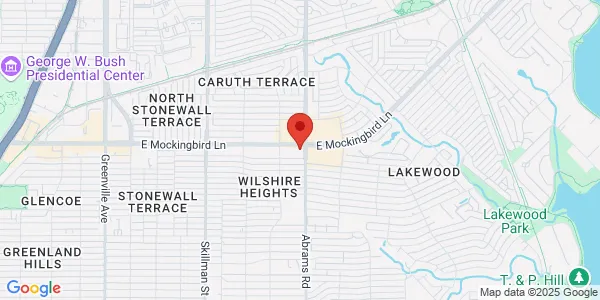 Map of 6350 E. Mockingbird Ln Dallas, TX 75214