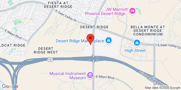 Map of 20950 North Tatum Blvd Ste 190 Phoenix, AZ 85050