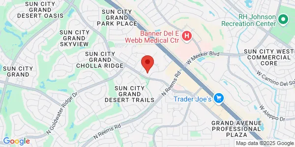 Map of 14800 West Mountain View Blvd Ste 190 Surprise, AZ 85374