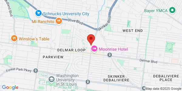 Map of 735 Skinker Blvd Enright Ave/Skinker St. Louis, MO 63130