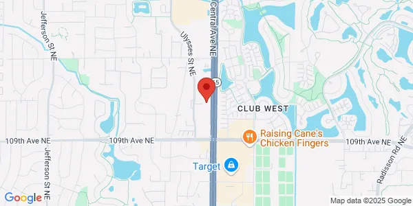 Map of 11091 Ulysses St NE Ste 100 Blaine, MN 55434