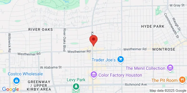Map of 2535 Kirby Dr Houston, TX 77019