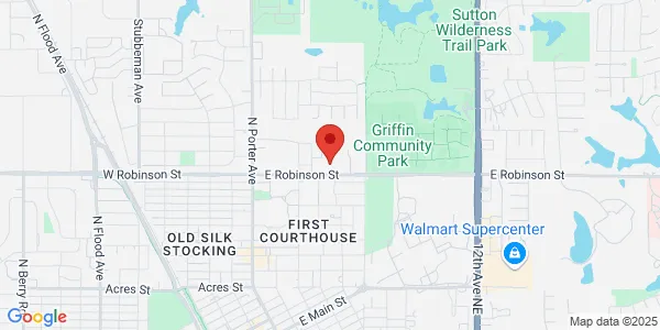 Map of 701 E Robinson St Ste 102 Norman, OK 73071