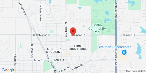 Map of 500 E Robinson St Ste 1000 Norman, OK 73071