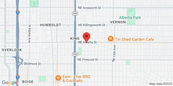 Map of 714 NE Alberta St Portland, OR 97212