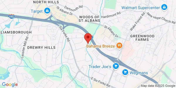 Map of 4002 Barrett Dr Ste 101 Raleigh, NC 27609