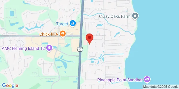 Map of 1680 Eagle Harbor Pkwy Ste A Orange Park, FL 32003