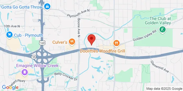 Map of 8401 Golden Valley Rd Ste 340 Golden Valley, MN 55427