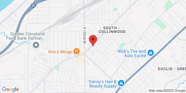 Map of 15322 Saint Clair Ave Cleveland, OH 44110
