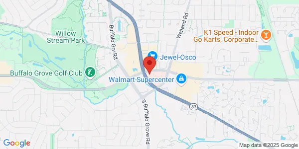 Map of 15 S McHenry Rd Ste 400 Buffalo Grove, IL 60089