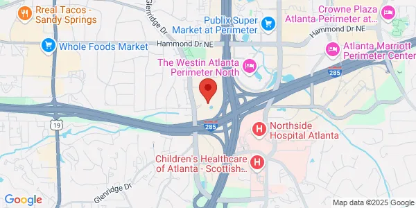 Map of 5775 Glenridge Dr NE Bldg B, Ste 525 Atlanta, GA 30328