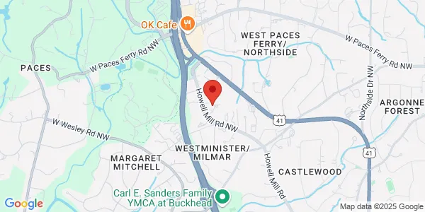 Map of 3200 Downwood Cir NW Ste 140 Atlanta, GA 30327