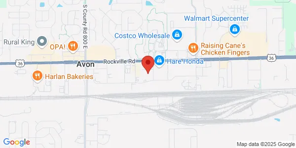 Map of 120 Avon Marketplace St Ste 110 Avon, IN 46123