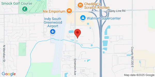 Map of 853 N Emerson Ave Ste A Greenwood, IN 46143