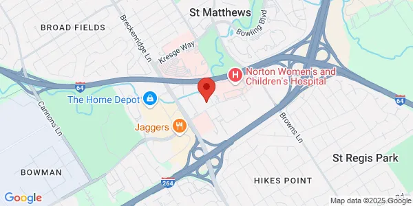 Map of 3901 Dutchmans Ln Ste 101 Louisville, KY 40207