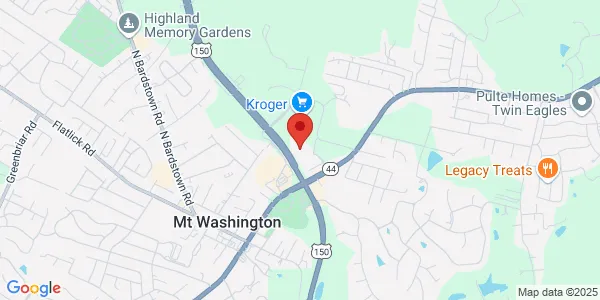 Map of 300 High Point Ct Ste B Mount Washington, KY 40047