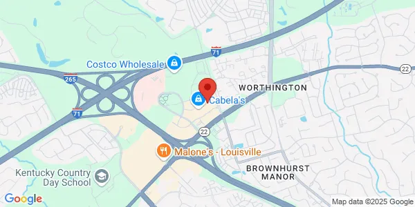 Map of 9880 Angies Way Ste 160 Louisville, KY 40241