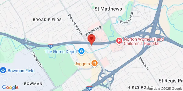 Map of 901 Dupont Rd Louisville, KY 40207