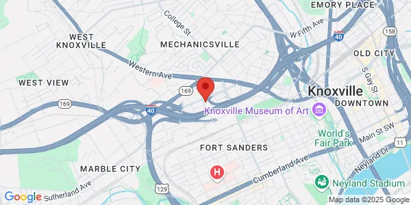 Map of 1826 Ailor Ave Knoxville, TN 37921
