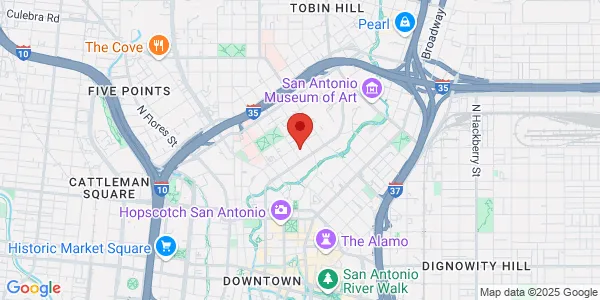 Map of 710 Augusta Ave San Antonio, TX 78215