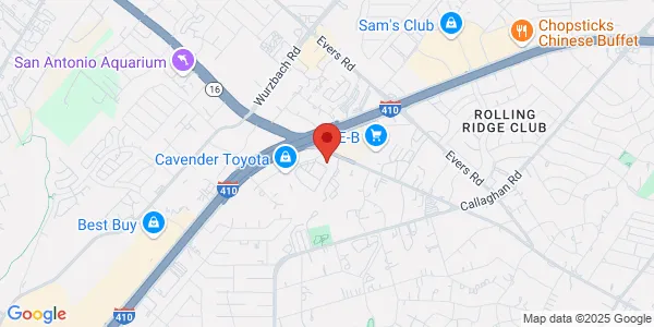 Map of 5720 Bandera Rd Ste 14 San Antonio, TX 78238