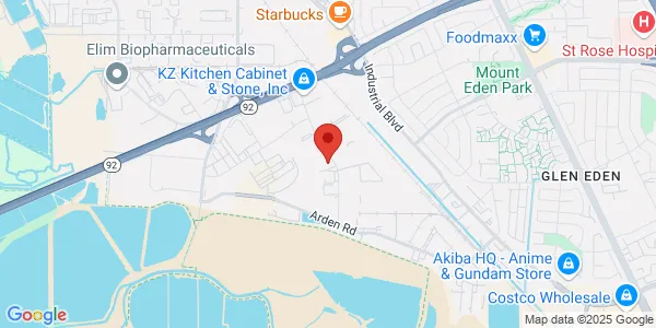 Map of 26545 Corporate Ave Hayward, CA 94545