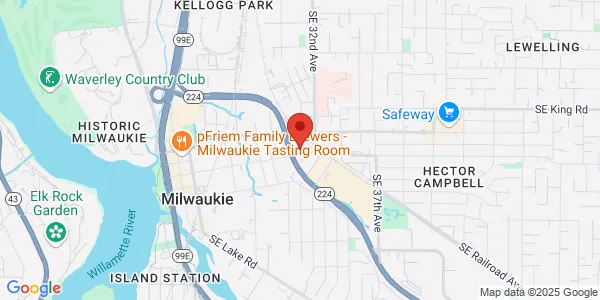 Map of 3033 SE Monroe St Portland, OR 97222