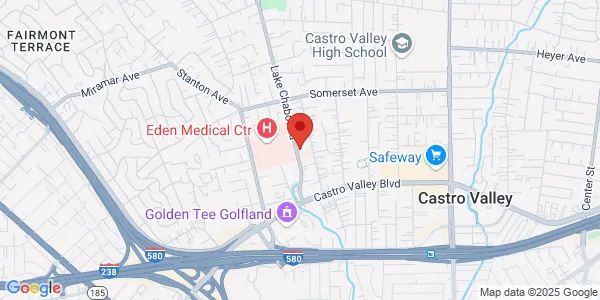 Map of 20100 Lake Chabot Rd Ste 3 Castro Valley, CA 94546
