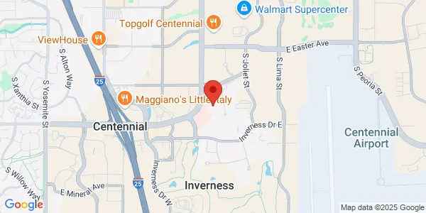 Map of 145 Inverness Dr East Ste 150 Englewood, CO 80112