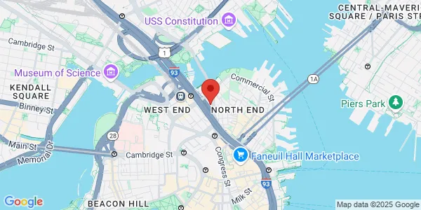 Map of 98 N Washington St Ste 107 Boston, MA 02114