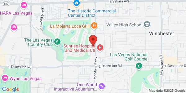 Map of 3061 S Maryland Pkwy Ste 202 Las Vegas, NV 89109