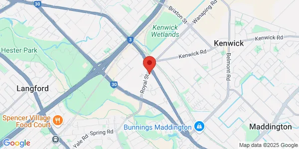 Map of 8 Royal Street Kenwick Western Australia 6107 Australia