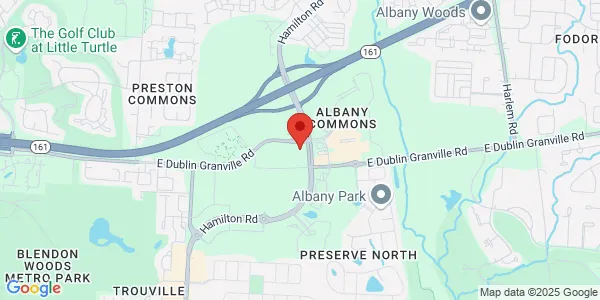 Map of 5150 E Dublin Granville Rd Ste 110 New Albany, OH 43081