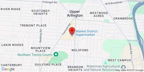 Map of 3061 Kingsdale Ctr Columbus, OH 43221