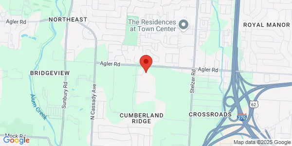 Map of 3433 Agler Rd Columbus, OH 43219