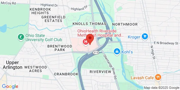 Map of 3555 Olentangy River Rd Ste 2002 Columbus, OH 43214