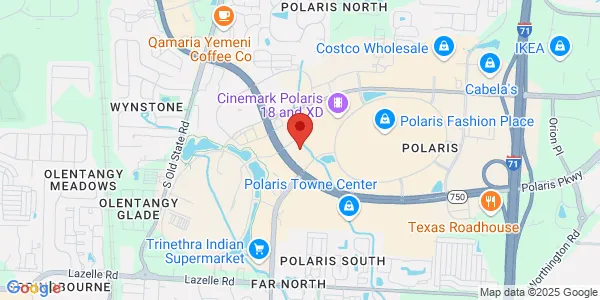 Map of 1120 Polaris Pkwy. Columbus, OH 43240