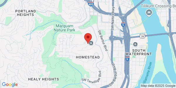 Map of 3181 SW Sam Jackson Park Rd Portland, OR 97239